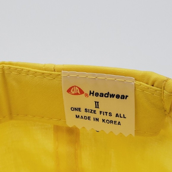 Vintage Millwork Hawaii Neon Yellow Rope Adjustable Snapback Trucker Hat Cap - Picture 10 of 10